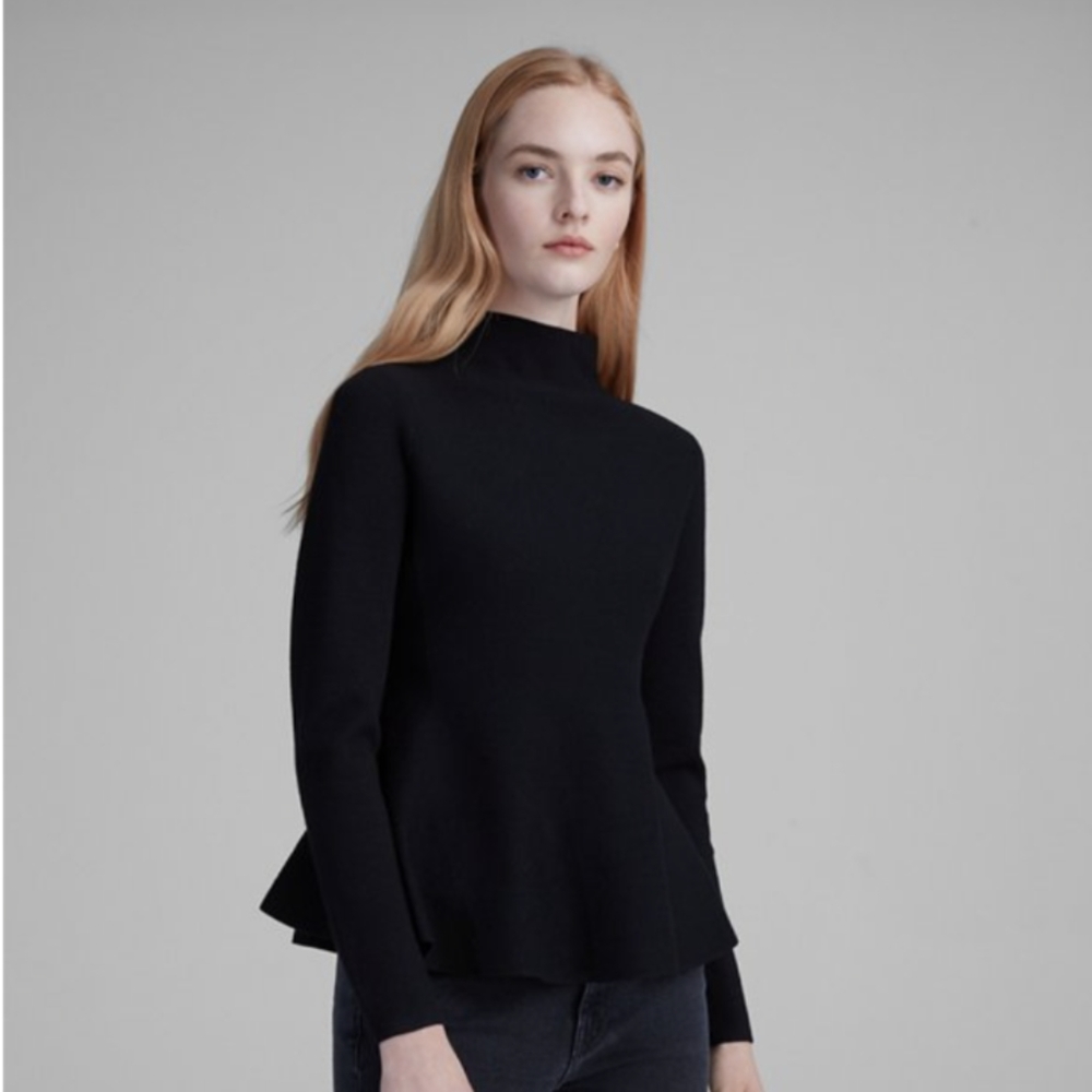 Club Monaco Milano Peplum Sweater Size M